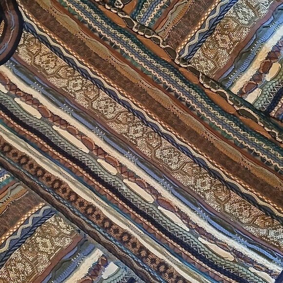 Vintage 90s Norm Thompson Coogi Style Hip-Hop Rap Crewneck - Adult Men's Size XL - Picture 1 of 1